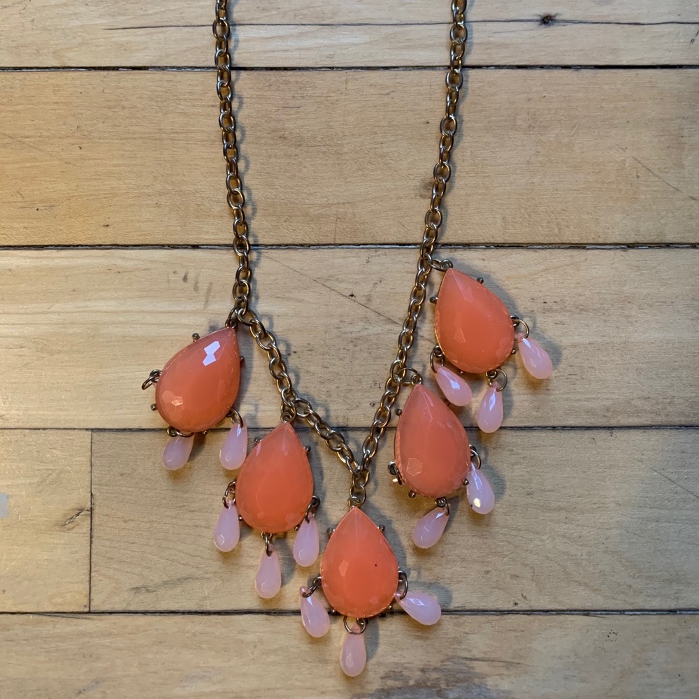 Coral Statement Necklace